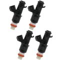 Fuel Injectors Kit For Honda City 2010 2013 Civic 2006 2011 Fit 2009 Fj785 4 Pieces 8 Holes Replace Part 800 1762n 16450zy9003 