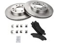 Front Semi Metallic Brake Pads And Rotor Kit Vented Rotors For 2007-2018 Chevy Silverado 1500 2007 Models With New Body Style 