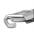 Ford Fx4 Off Road Laser-etched Topographic Silver Carabiner Style Snap Hook Metal Key Chain Official Licensed 