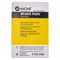 Niche Brake Pad Set For Ktm Sx 200 Xcw Tc 85 17-14 19-16 Repalces 47013090300 47013030000 Front Rear Organic