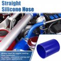 Uxcell 4 5 Id 6 Length 4-ply Reinforced High Temp Straight Coupler Silicone Reducer Hose Blue For Car Intercooler Intake Piping