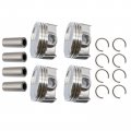 Secosautoparts 4x Piston Kit Compatible With Hyundai Elantra Gt Base Tucson Se Sel Plus 2 0l L4 2014 2015 2016 2017 2018
