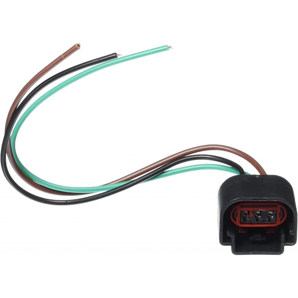 Headlight Socket For Mitsubishi Eclipse 2006 2012 Female Plastic Terminal 8 75 In Length 3 Wire Replaces 3u2z14s411fkae And
