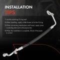 A-premium A C Discharge Line Hose Assembly Compatible With Mazda 3 Mazdaspeed 2007-2009 2 3l Turbocharged Compressor To