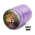 Leopard Hunting Valve Stem Caps For Tire Rim Wheel Aluminum Purple