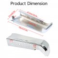 Gxywady Chrome Steel Passenger Side Right Rear Bumper End Replacement For F150 Truck 2015-2020 Without Park Assist Sensors