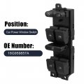 X Autohaux Front Left Car Power Window Control Master Driver Switch For Vw Bora Passat Sagitar Golf Jetta Mk4 B5 2000 2001 2002