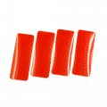 Uxcell Car Stickers Orange Reflective Safety Warning Tape Reflector Decal 8 X 3cm 4pcs