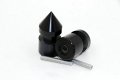 Httmt Mt221-009- Black Spike Swingarm Spools No Logo 6mm Thread For Aprilia Dorsoduro 750 2008-2009 R1 Yzf-r1 1998-2013 R6 