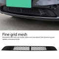 Front Grill Mesh Bright Black Abs 2pcs Bumper Vent Grille Replacement For Tesla Model Y 2020a 2023