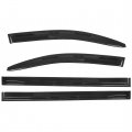 Window Visors Shade Sun Rain Wind Guards For 2011 2019 Toyota Sienna 4 Piece Black Acrylic Outside Mount Replacement Cover