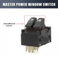 Uxcell Master Driver Side Power Window Switch 10387305 Replacement For Chevrolet Venture 1997-2005 Pontiac Montana 1999-2005