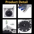 2 5 Gallon 9 5l Fuel Cell Tank Polished Aluminum Racing Drift W Level Sender