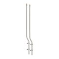 Gg Grand General 94102 7 8 Inches Amber Cap Lighted Bumper Guide W Chrome Plated St Clamps 