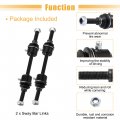 X Autohaux 2pcs Front Sway Bar Links K750362 Suspension Stabilizer Link Kit For Ford F-150 F-250 F-350 F-450 F-550 Super Duty
