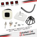 Yamaha Ttr125 Ttr-125 2000-2024 Air Filter Kit Guide Spark Plug W Fuel 5hp-14450-00-00