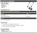 Rear Sway Bar Link And Bushing Kit 4 Piece Compatible With 1997-2001 Toyota Camry 2 2l 4-cylinder