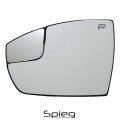 Spieg Driver Side Mirror Glass Replacement For Ford Ecosport 2018-2022 Heated W Spotter Backing Plate Left