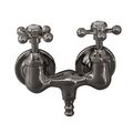 Barclay Leg Tub Filler With Old Style Spigot And Metal Cross Handles 
