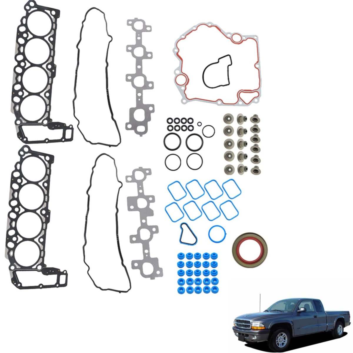 Head Gasket Set Replacement For Dakota Ram 1500 Durango Commander Grand Cherokee 4 7l 2004 To 2007 Part Number Hs26157pt-1