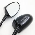 Xkh Group Motorcycle Mini Racing Mirror For Kawasaki Ninja 500 Zzr600 636 Zx6rr Zx750 Zx7r Zx9r Black New