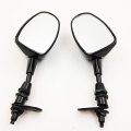 Xkh Group Motorcycle Mini Racing Mirror For Kawasaki Ninja 500 Zzr600 636 Zx6rr Zx750 Zx7r Zx9r Black New