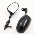 Xkh Group Motorcycle Mini Racing Mirror For Kawasaki Ninja 500 Zzr600 636 Zx6rr Zx750 Zx7r Zx9r Black New