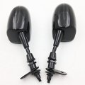 Xkh Group Motorcycle Mini Racing Mirror For Kawasaki Ninja 500 Zzr600 636 Zx6rr Zx750 Zx7r Zx9r Black New
