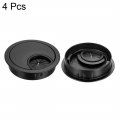 Uxcell Cable Hole Cover 2-1 8 Zinc Alloy Desk Wire Cord Grommets For Office Pc Organizer 4 Pcs Black