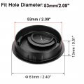 Uxcell Cable Hole Cover 2-1 8 Zinc Alloy Desk Wire Cord Grommets For Office Pc Organizer 4 Pcs Black