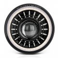 Mictuning J1 Anti-glare 1000 Brighter 7 Inch Round Headlights With Start-up Gradient Welcome Halo Dot Approved Motorcycle