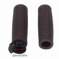 22mm Handlebar Throttle Grips Silicone For Gy6 Scooter High Performance Brown