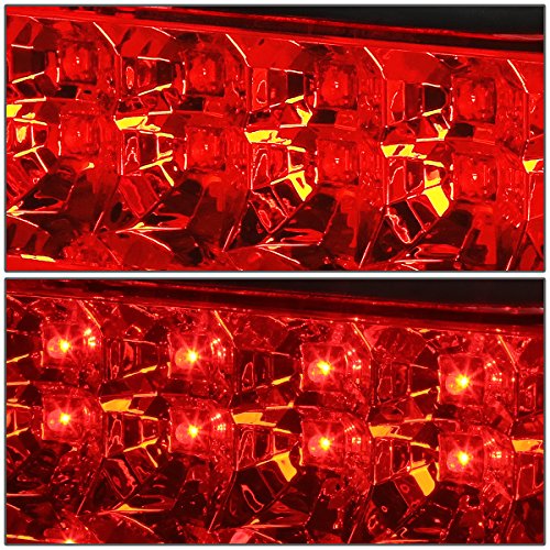 Red Lens Led High Mount 3rd Brake Light For 2000 To 2004 Nissan Xterra Waterproof Rear Tail Bar 3bl-nxt00-led-rd