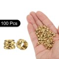100pcs M4 Threaded Inserts Brass Heat Set M4x4mm Od 6mm Knurled Insert Nuts 3d Printing Female