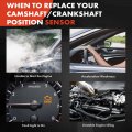 A-premium 5-pc Engine Camshaft Crankshaft Position Sensors Compatible With Mercedes-benz C300 C350 E350 E550 Glk350 Gl450 Gl550