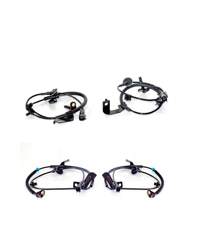 Set Of 4 Mn116244 5105063aa 5105572aa 5105573aa Abs Wheel Speed Sensor Right Rear Fits Dodge Caliber 2007-2012 Jeep Compass