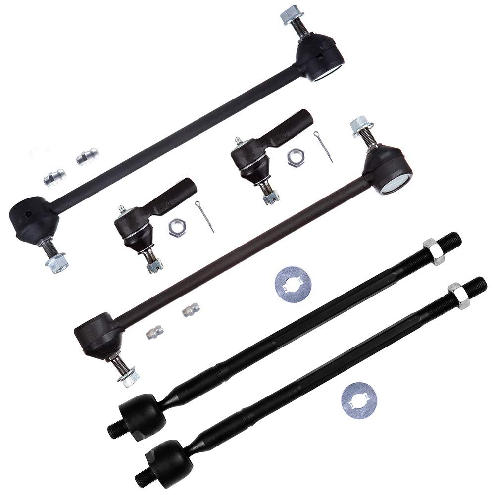 6pc Front Suspension Kit For 1999 2003 Lexus Rx300 Inner And Outer Tie Rod Ends Sway Bar Links