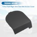X Autohaux 1pcs Front Right Seat Belt Anchor Cover For Jeep Liberty 2009-2012 Dodge Black