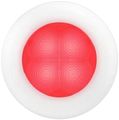 980507241 0507 Series Slim Line Red Led Courtesy Light 12v Dc Round Soft With White Plastic Rim For Boat And Personal 