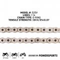 Niche Drive Sprocket Chain Combo For Suzuki Sv650a Front 15 Rear 44 Tooth 525v O-ring 114 Links