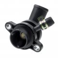 A-premium Engine Coolant Thermostat Housing Assembly With Gasket Compatible Chevrolet Aveo Aveo5 Pontiac G3 Wave Wave5 Suzuki