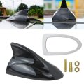 Universal Car Roof Shark Fin Decorative Aerial Antenna Cover Sticker Base Abs Styling Accessories With Singal Universal