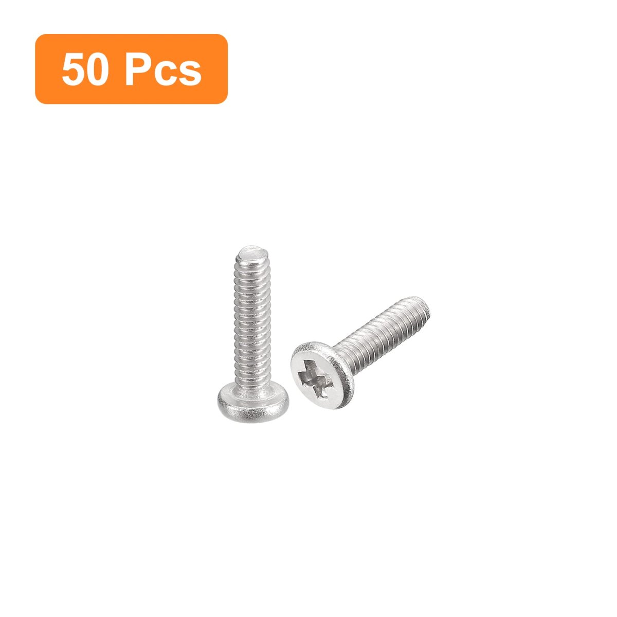 M1 2 0 25 X 5mm Flat Round Head Machine Screws 304 Stainless Steel Phillips Drive Hardware Fasteners For Furniture Connection