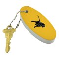 Prairie View A M Secondary Logo Floating Keychain Oval Foam Boat Buoy Key Float For Fishing And Water Sports 3 2 In X 1 4 0 8 