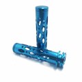 Diamond Hollow Out 22mm 7 8 Inch Blue Handle Bar Hand Grip For Harley-davidson Cruiser Chopper And Japanese Motorcycle P N 