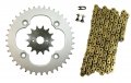 Gold 520x96 Drive Chain 14 40 Sprockets 2009-2014 For Suzuki Quadsport Lt-z400 