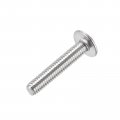 Uxcell Flanged Button Head Socket Cap Screws M4 22mm Hex Drive 304 Stainless Steel Fasteners Bolts Fully Threaded Machine Screw
