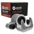 Niche Rear Left Brake Rotor Caliper Pad Kit For Polaris Rzr 570 Ace 500