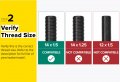Stancemagic 10pcs Extended Lug Bolts 14x1 5 40mm Shank Length Not Cone Seat For Audi Tt A3 A4 A5 A6 A7 A8 B5 B6 B7 B8 Vw Jetta