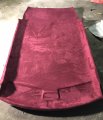 Moyishi Dark Red Suede Headliner Fabric With Foam Backing Material For Automotive Home Trim Seat Door Trunk Lining Diy Repair